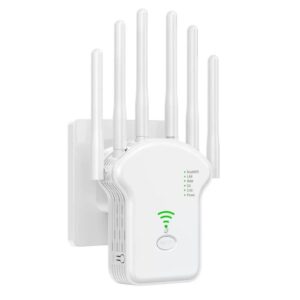 1200Mbps Dual Band WiFi Repeater with 6 Antennas