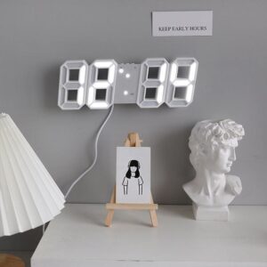 3D LED Digital Wall & Desk Clock