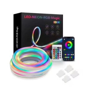 5 Meter RGB LED Neon Rope Light with App & Remote Control (IP68)